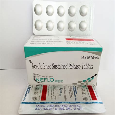 NEFLO-200 SR Tablets Evershine Lifesciences Pvt. Ltd.