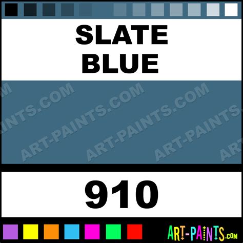Slate Blue Plaid Acrylic Paints - 910 - Slate Blue Paint, Slate Blue ...