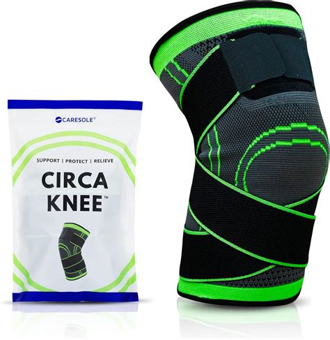 CARESOLE Circa Knee Sleeve - Compression Knee Sleeves | Support Knee Braces for Knee Pain Women ...