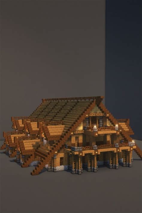 Minecraft Viking Longhouse Tutorial 的图像结果