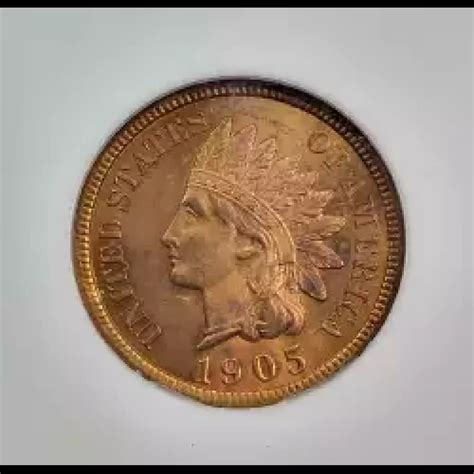 1905 Indian Head Cent NGC MS-64 RB - Old Pueblo Coin
