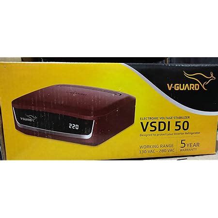 V-Guard VG 50 Voltage Stabilizer for Refrigerator (Grey) : Amazon.in ...