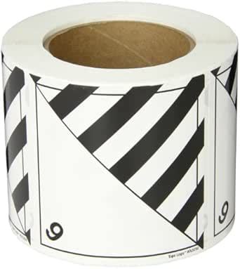 Tape Logic DL5250 Pressure Sensitive Label, Legend "9" with Graphic, 4 ...