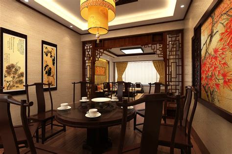 370平米新中式风格别墅餐厅装修效果图 _太平洋家居网图库
