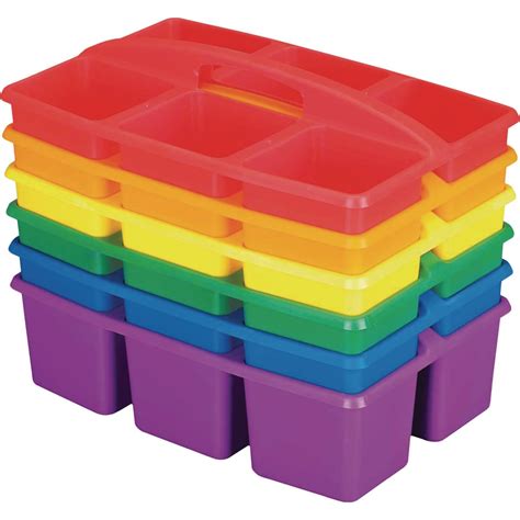 Really Good Stuffsix Equal Compartment Caddies 6 Pack Classroom Table ...