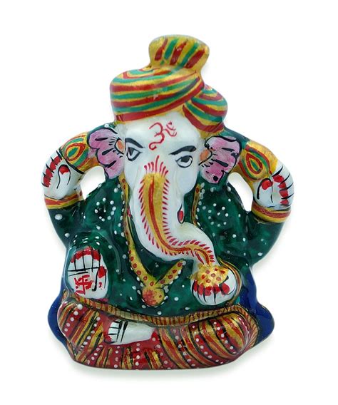 Buy RR Corporation Hindu God Ganesha Idol Brass Statue, Sculpture ...