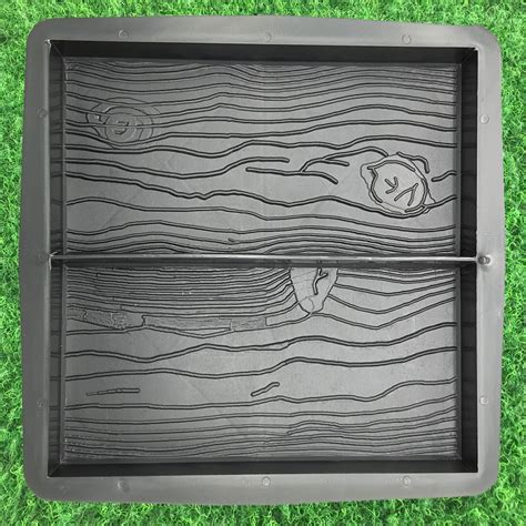 KIBS group Lot 2 Wooden Pavers Big Precast DIY Concrete Molds - Paver ...