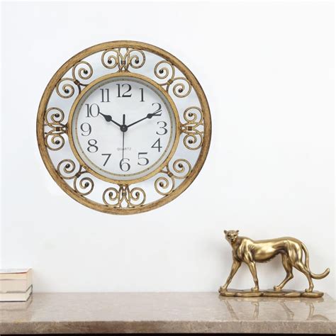 Buy Telsa Wall Clock with Mirror - 30cm from Home Centre at just INR 599.0