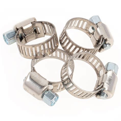10 PK #4 Mini Hose Clamps - Shark Industries