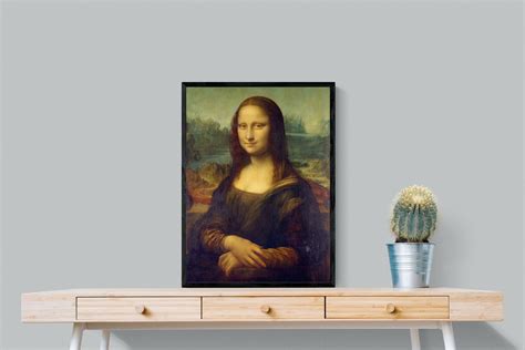 Mono Lisa Wall Art Print ⭐️ Canvas & Framed + Many Sizes