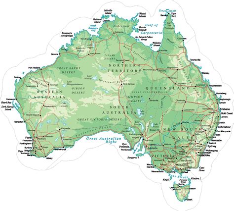Caravan Map of Australia Sticker - Etsy Australia
