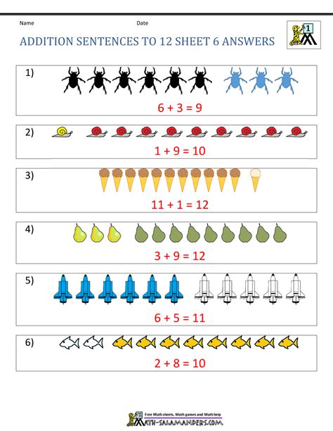 First Grade Math Worksheets 的图像结果