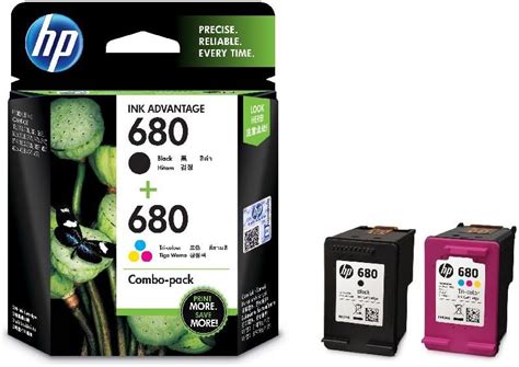 HP 680 2-Pack Black/Tri-Color Ink : Amazon.in: Computers & Accessories