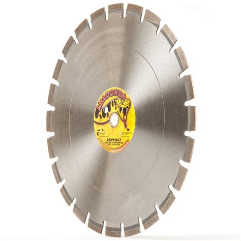 Buy Anaconda 16-Inch (16") X .125 X 1"-20MM Wet/Dry Diamond Blade for ...