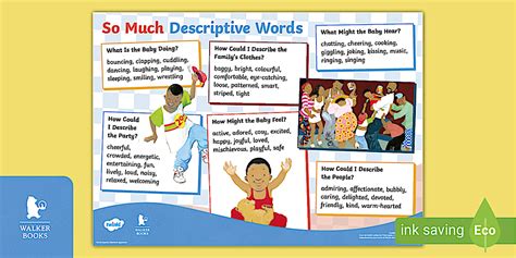 So Much Descriptive Word Mat