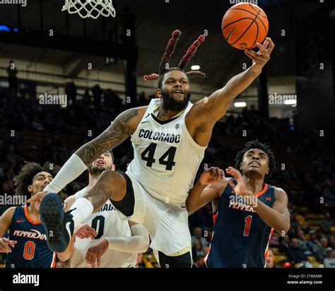 December 03, 2023: Colorado Buffaloes center Eddie Lampkin Jr. (44 ...