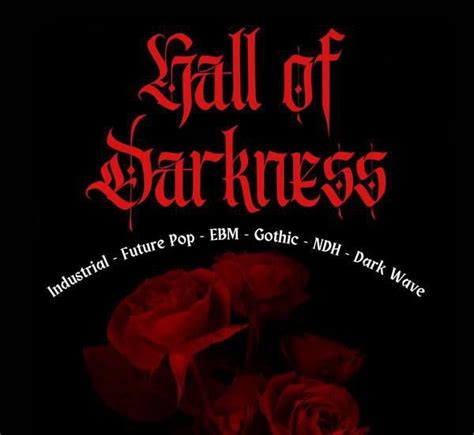 Hall of Darkness, alibi Café/Bar - Weingarten, Friedrichshafen, 7 March ...
