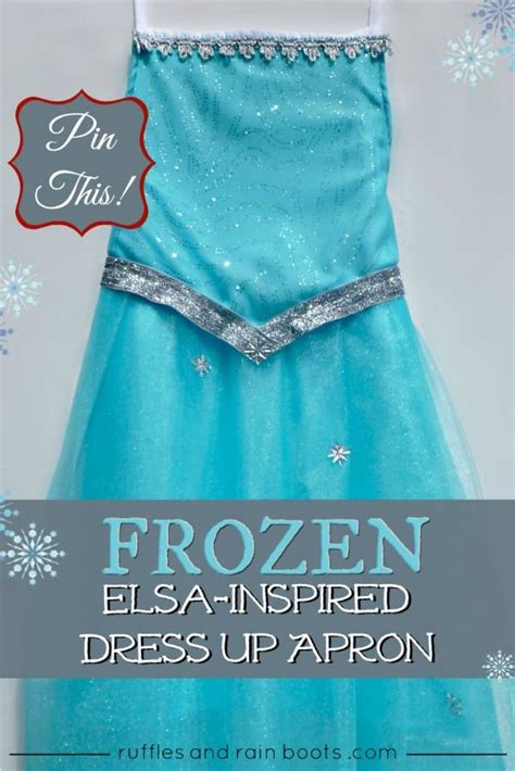 FROZEN Inspired Princess Anna Dress Up Costume (Apron) | Dress up ...