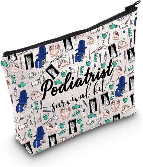 Amazon.com: POFULL Podiatrist Appreciation Gift Podiatrist Cosmetic Bag Foot Doctor Gift ...