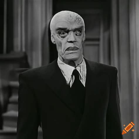 Ted Cassidy as Lurch from The Addams Family on Craiyon