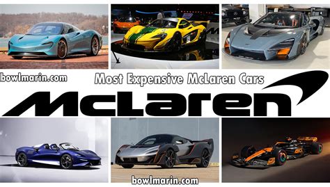The Ultimate List of the Most Expensive McLaren Cars