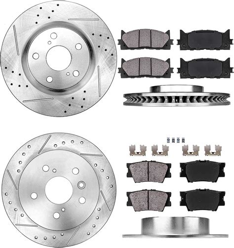 Detroit Axle - - Detroit Axle - Brake Kit For 12-17 Toyota Camry 13-18 ...
