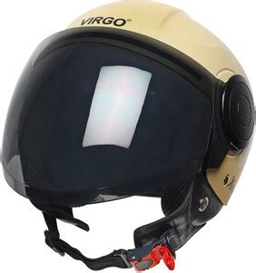 VirgoNo1 Half Face ISI Mark Approve Tinted Visor Motorbike Helmet - Buy ...