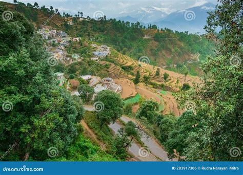 Step Agriculture, or Terrace Agriculture, Garhwal, Uttarakhand, India ...