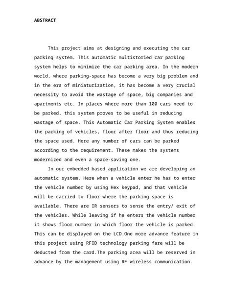 Image result for Car Parking Control System Using Microcontroller