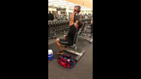Anibal alamo training chest & tricep in *** - YouTube