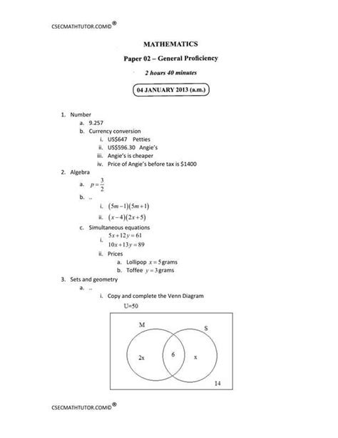 Image result for CSEC Math Tutor