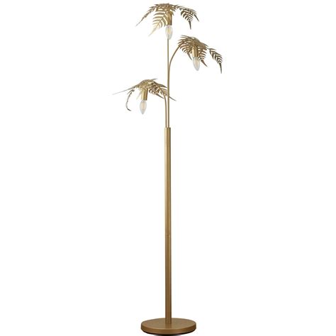 Palm Tree Floor Lamp - Gold | Wilko