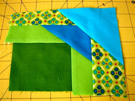 Image result for Log Cabin Quilt Block Tutorial