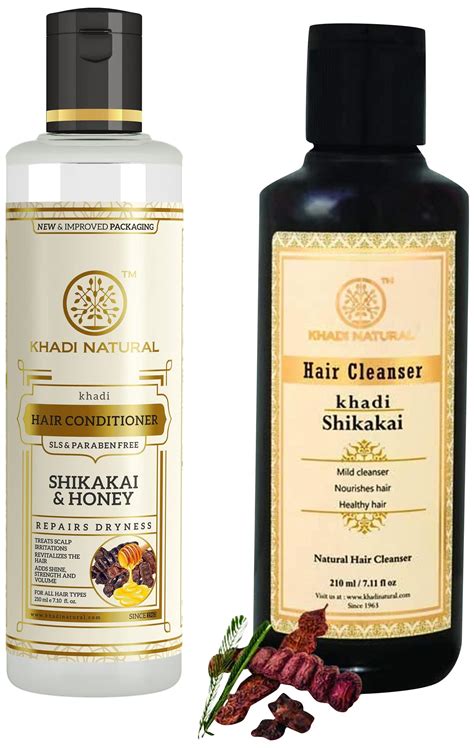 Buy Khadi Natural Herbal Shikakai Cleanser (Shampoo), 210ml And Khadi ...