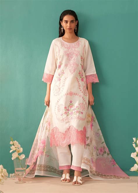 Nadira Angel Embroidered Lawn Suit Set – Autumn Lane Clothing