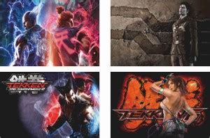Tekken Combo Poster Set of 4 Posters With Gloss Lamination M11 Paper ...