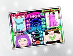 PartyStuff Neon Theme Tambola Housie Tickets - Neon kukuba 2 - Designer ...