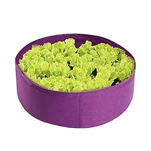 UBERSWEET® Round Planter Box Garden Grow Bags Planting Beds Grow Pots ...