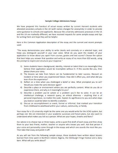 Image result for Application Essay Example