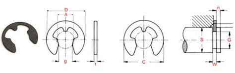 Retaining Ring, E Type Circlip, E Clip Manufacturer