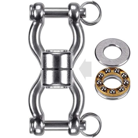 SELEWARE Silent Bearing Swing Swivel, Stainless Steel 1200LB 360Ã ...