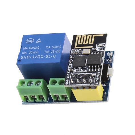 SING F LTD 1pcs ESP8266 WiFi Relay Module with ESP-01S Relay Adapter ...