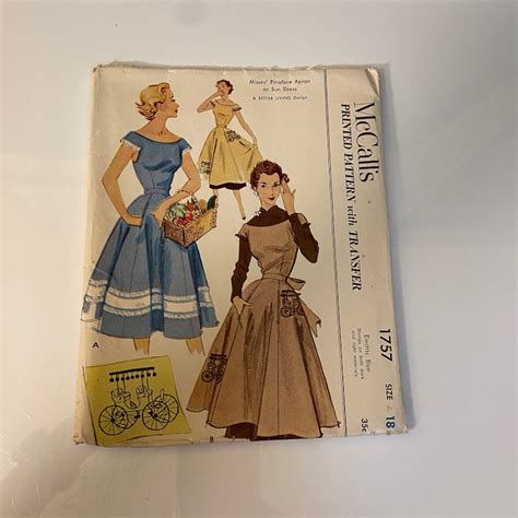 Image result for Ruffled Pinafore Apron Pattern