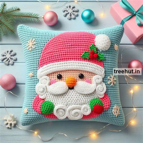 Crochet Christmas Cushion Cover Ideas for Selling or Gift Ideas