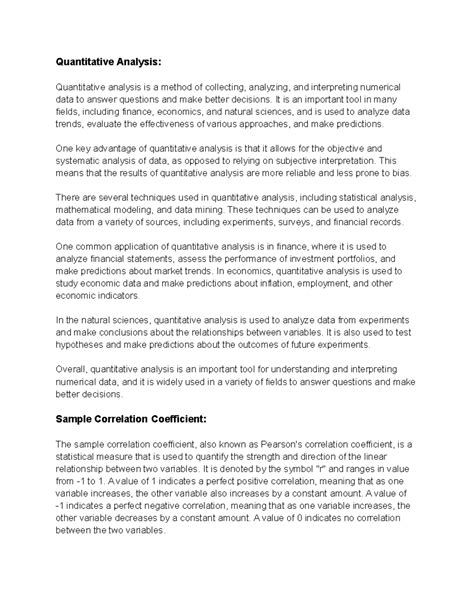 QNT Core concepts study guide - Quantitative Analysis: Quantitative ...