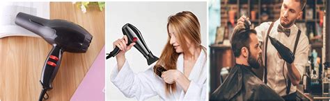 QUIXXLY 1800W Professional Hot and Cold Hair Dryers with 2 Switch speed ...