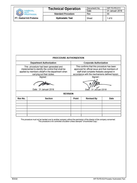 Image result for Hydrostatic Testing Procedure