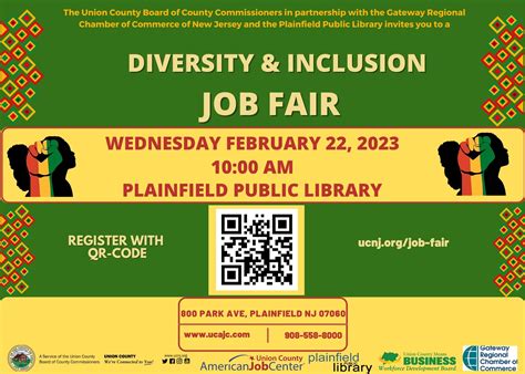 Diversity and Inclusion Job Fair for Union County Residents, Feb. 22 ...