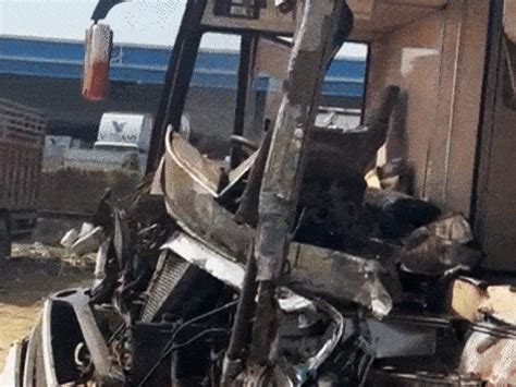 Fatal Bus-Truck Collision Near Golden Chowkdi Claims Two Lives, Injures ...
