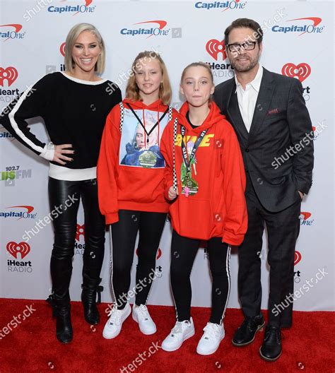 Jason Priestley Naomi Lowdepriestley Daughter Ava Editorial Stock Photo ...